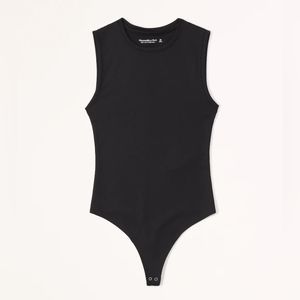 Abercrombie & Fitch Tank Thong Bodysuit - Small - Black - NWOT